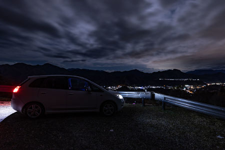 桂川ウェルネスパークの夜景スポット写真（4）class=