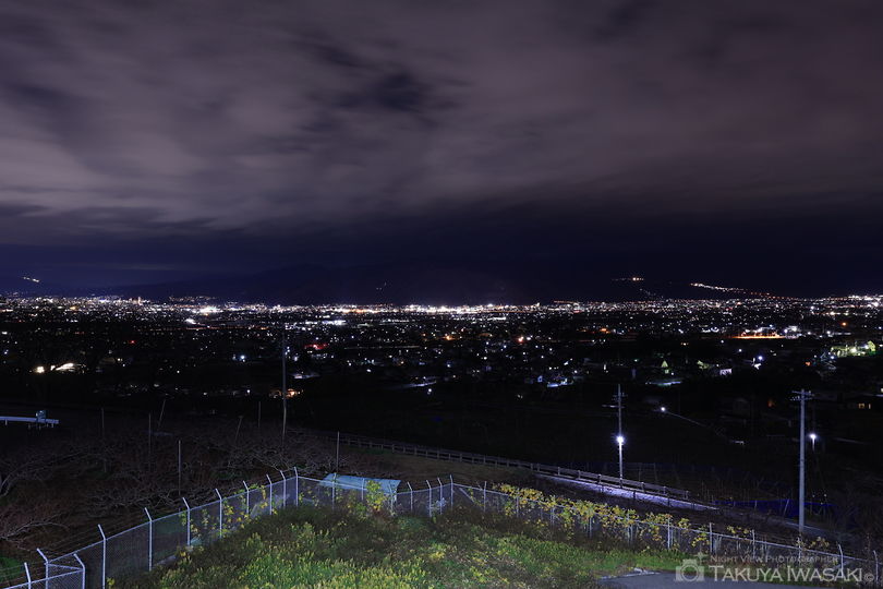 八代ふるさと公園 リニア展望台の夜景スポット写真（1）