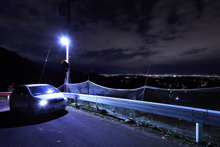 甲府精進湖線の夜景スポット写真（3）class=