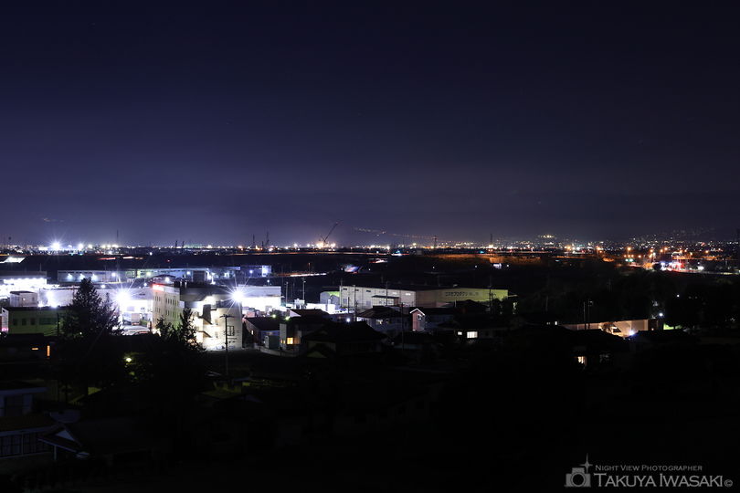 曽根丘陵公園 銚子塚古墳の夜景スポット写真（2）