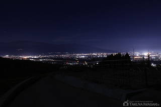 南アルプス市方面の夜景