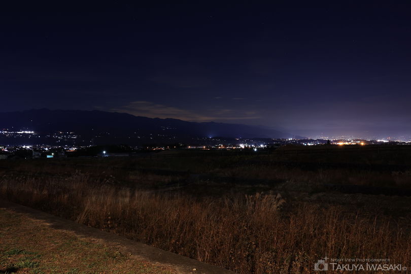 甘利沢川さくら公園の夜景スポット写真（1）