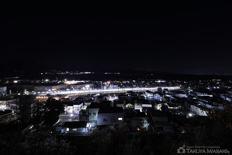 観音山公園の夜景スポット写真（1）