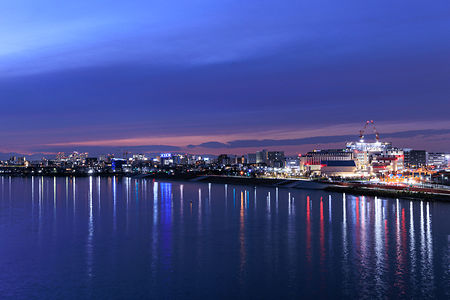 多摩川スカイブリッジの夜景スポット写真（1）class=