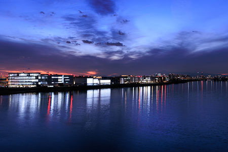 多摩川スカイブリッジの夜景スポット写真（2）class=