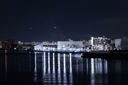 多摩川スカイブリッジの夜景スポット写真（4）class=