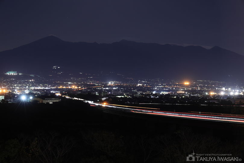 富士川楽座 展望ラウンジの夜景スポット写真（2）