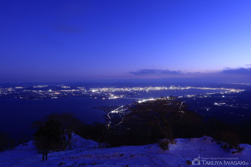びわ湖バレイの夜景スポット写真（1）