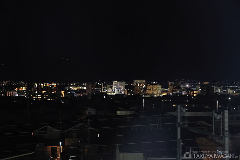フォレオ大津一里山 新幹線展望テラスの夜景スポット写真（2）