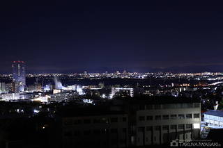 鶴の里歩道橋の夜景スポット写真（2）class=