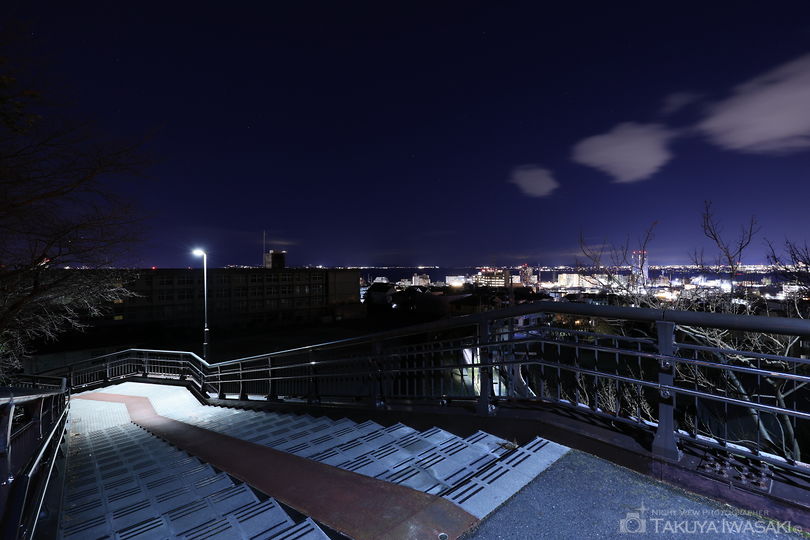 鶴の里歩道橋の夜景スポット写真（4）