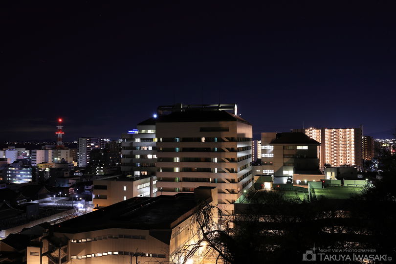 高観音近松寺の夜景スポット写真（2）
