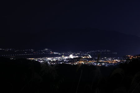 竜ヶ尾山中腹の夜景スポット写真（2）class=