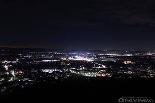 滝野駅方面の夜景