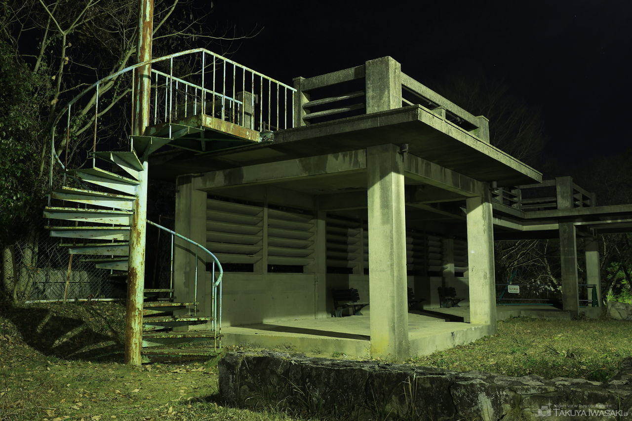 童子山公園の夜景スポット写真（2）