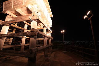 夢の森公園 金鑵城遺跡広場の夜景スポット写真（4）class=