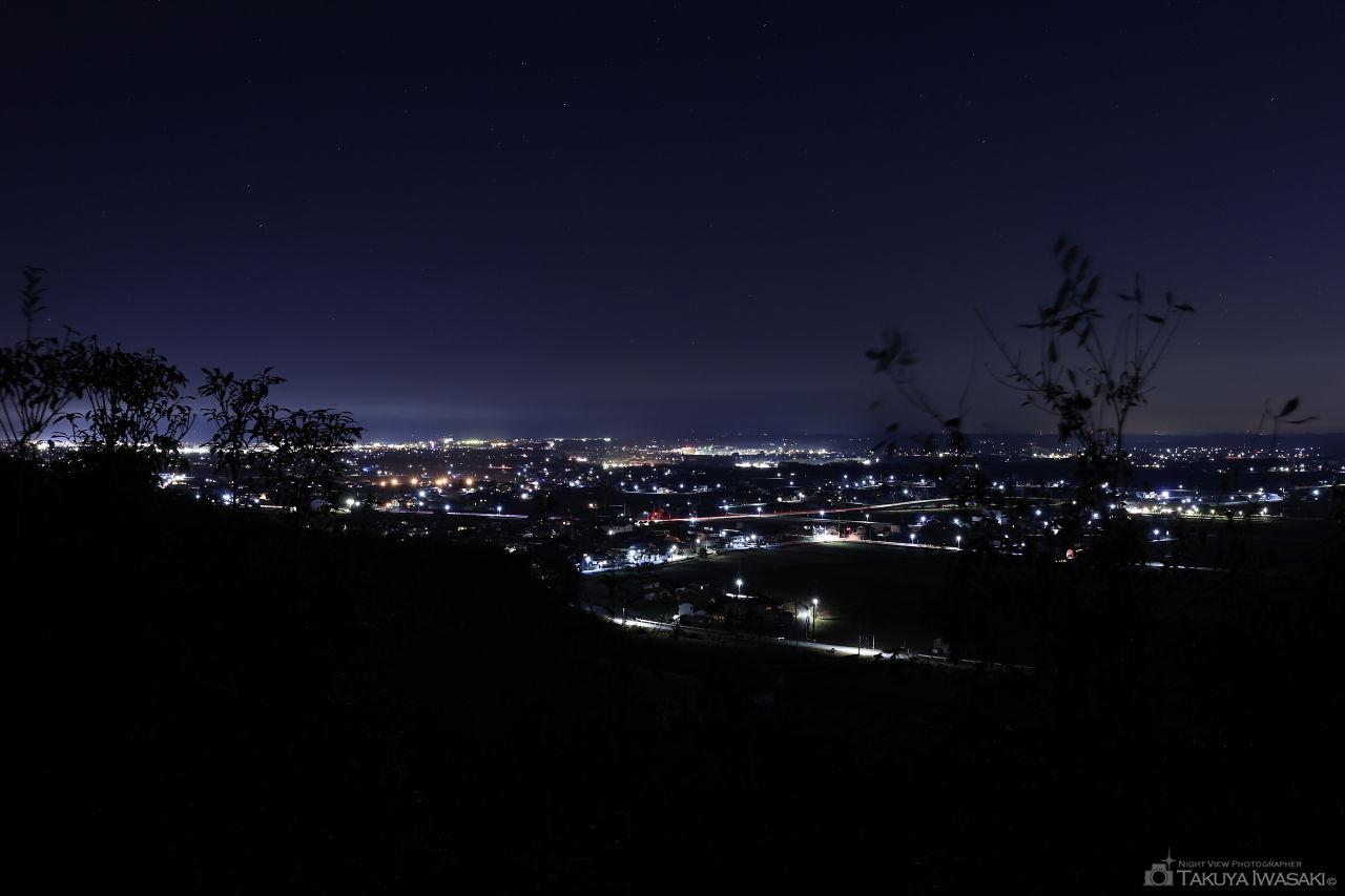 夢の森公園 金鑵城遺跡広場の夜景スポット写真（5）
