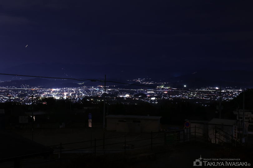 葛城山ロープウエイ 登山口の夜景スポット写真（1）