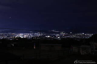 葛城山ロープウエイ 登山口の夜景スポット写真（1）class=