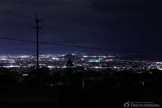 葛城山ロープウエイ 登山口の夜景スポット写真（2）class=