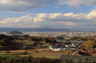 昼間の桜井市内の風景