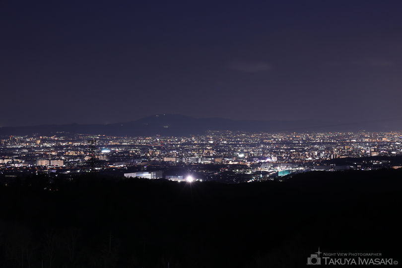 千提寺PA展望台の夜景スポット写真（4）
