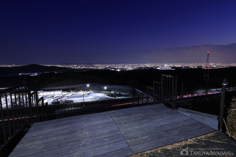 千提寺PA展望台の夜景スポット写真（5）