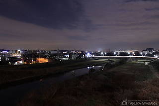 鴨池大橋の夜景スポット写真（3）class=