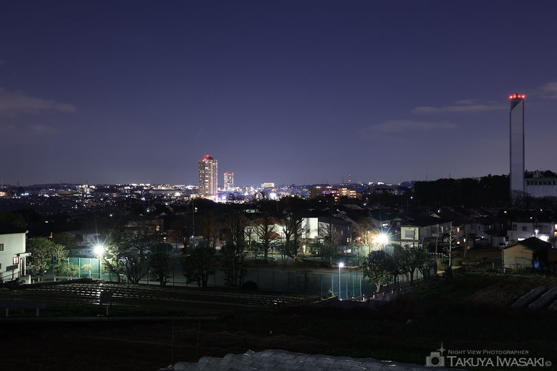 川島町の夜景スポット写真（1）