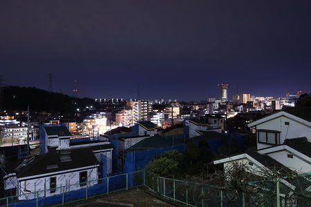 豊ケ丘方面の夜景