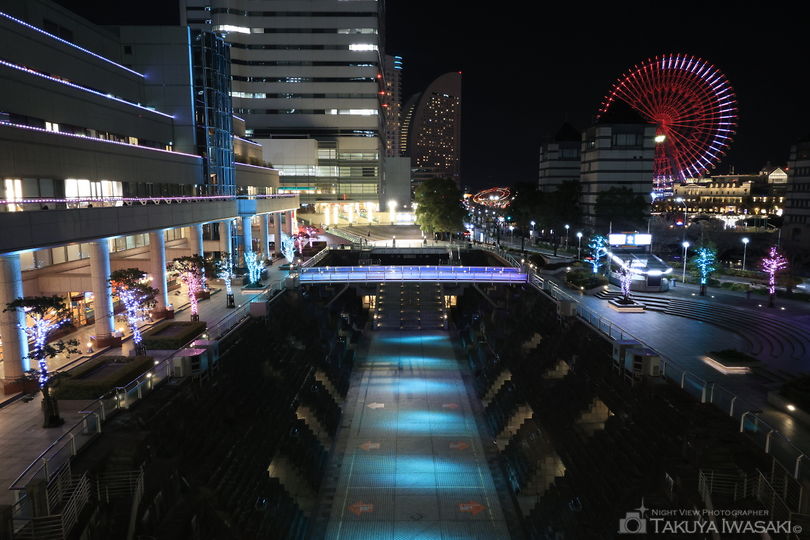 横浜ランドマークタワー３階の夜景スポット写真（1）