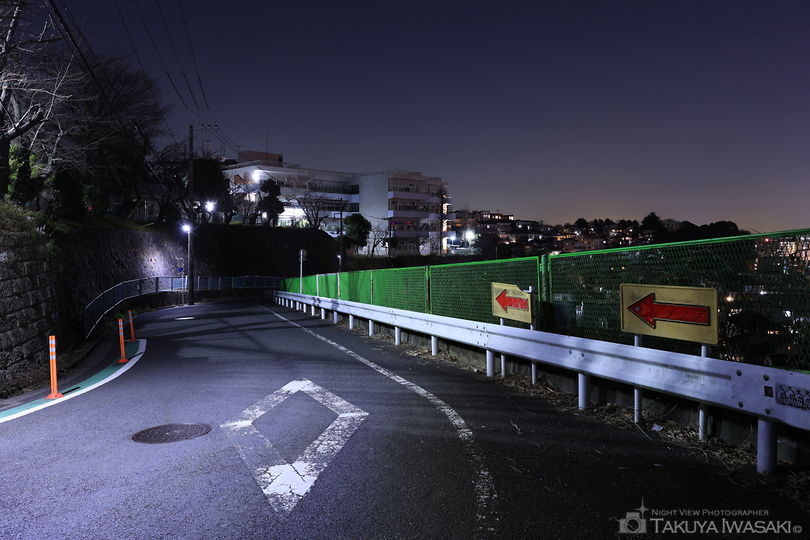宮田中学校前の夜景スポット写真（3）