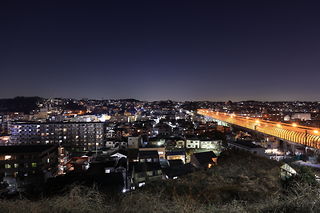 星川第二歩道橋の夜景スポット写真（1）class=