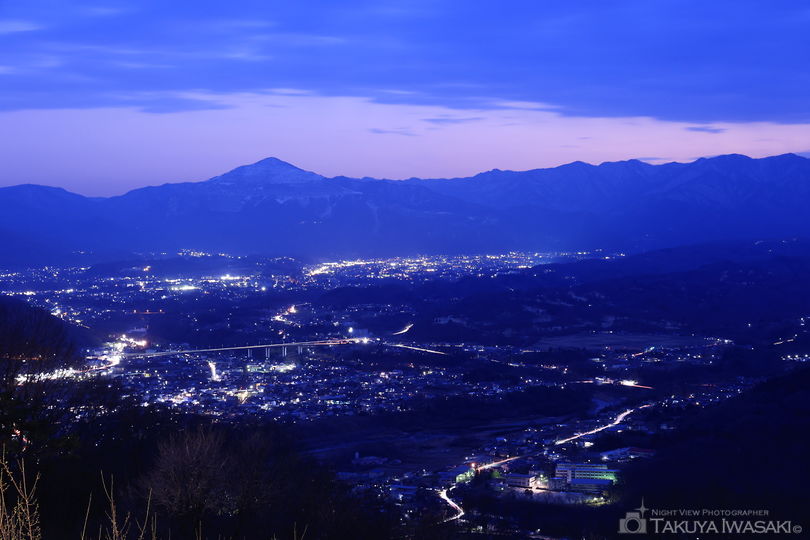 宝登山の夜景スポット写真（1）