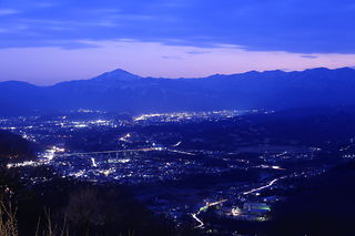 宝登山の夜景スポット写真（1）class=