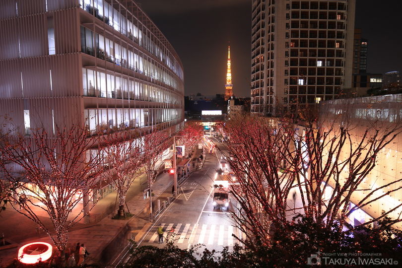 けやき坂通りの夜景スポット写真（1）