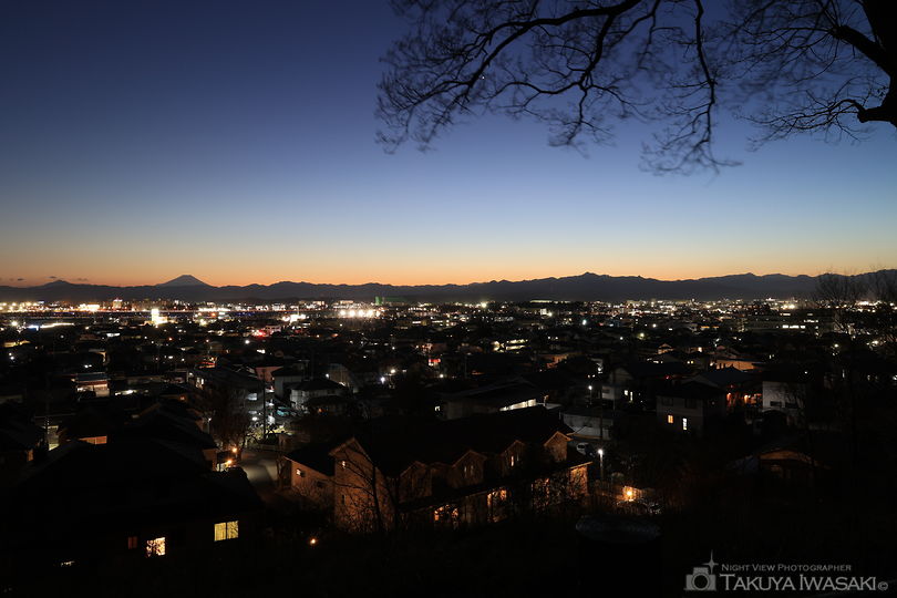野山北・六道山公園の夜景スポット写真（5）