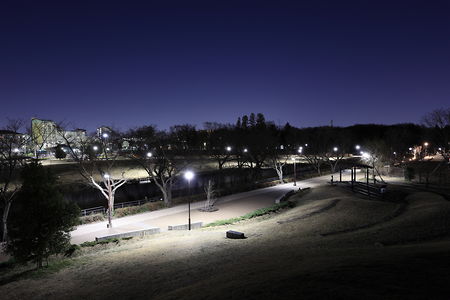 むさしの公園の夜景スポット写真（3）class=