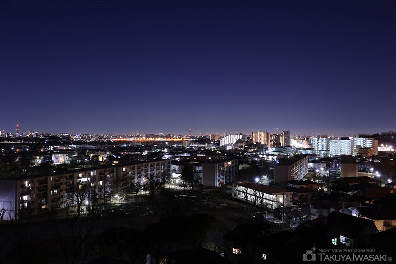 新坂西橋の夜景スポット写真（2）