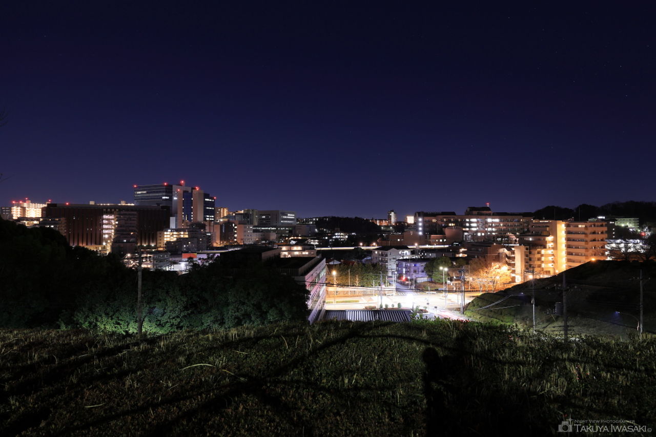 山王下緑地　展望広場の夜景スポット写真（3）