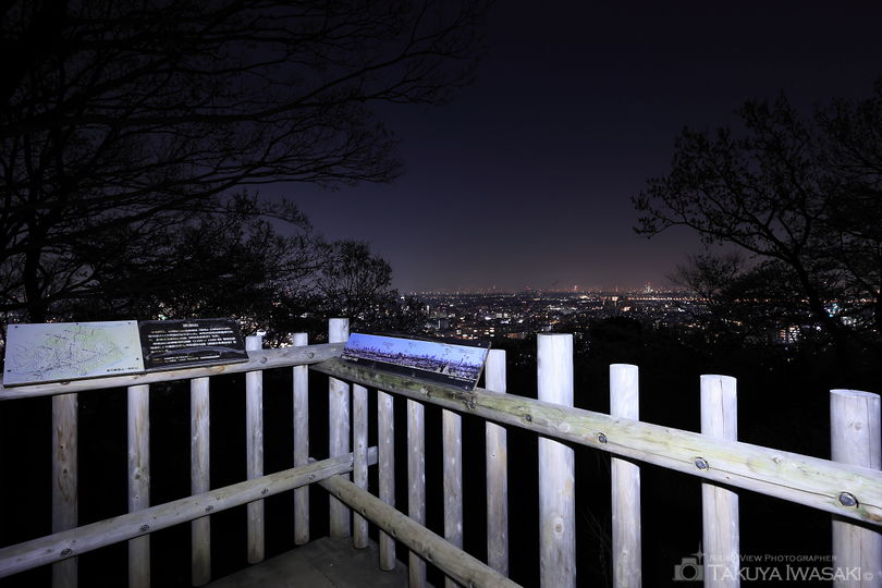 飯室山広場の夜景スポット写真（4）