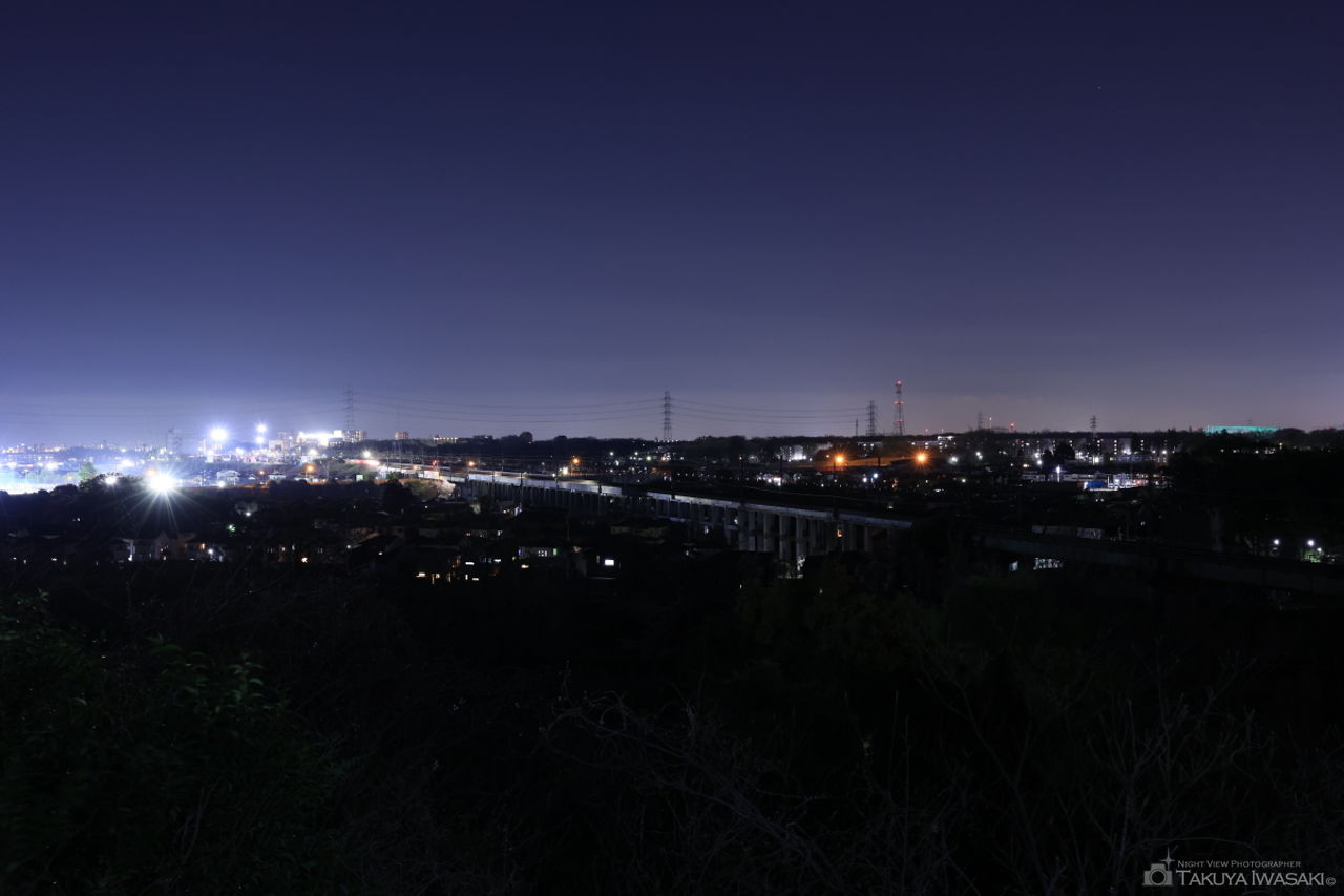 城山神社の夜景スポット写真（1）