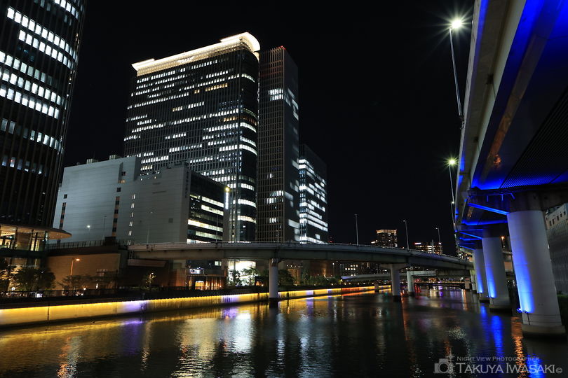 渡辺橋の夜景スポット写真（3）