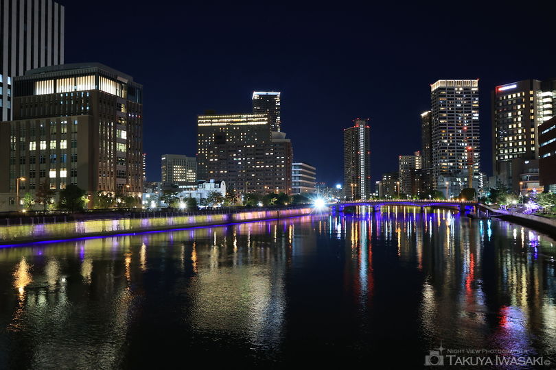 田簑橋の夜景スポット写真（2）