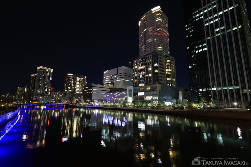 田簑橋の夜景スポット写真（3）