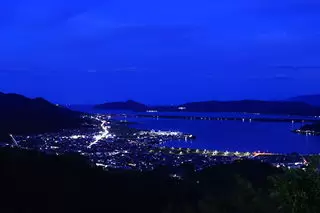 大内峠一字観公園の夜景