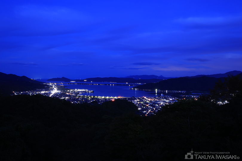 大内峠一字観公園の夜景スポット写真（2）