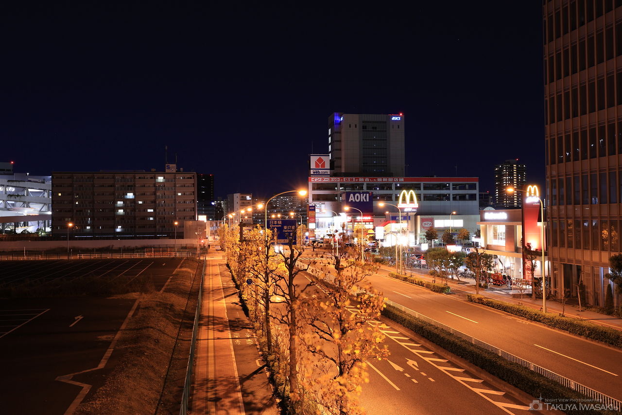 あゆみ橋の夜景スポット写真（2）