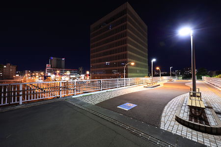 あゆみ橋の夜景スポット写真（5）class=