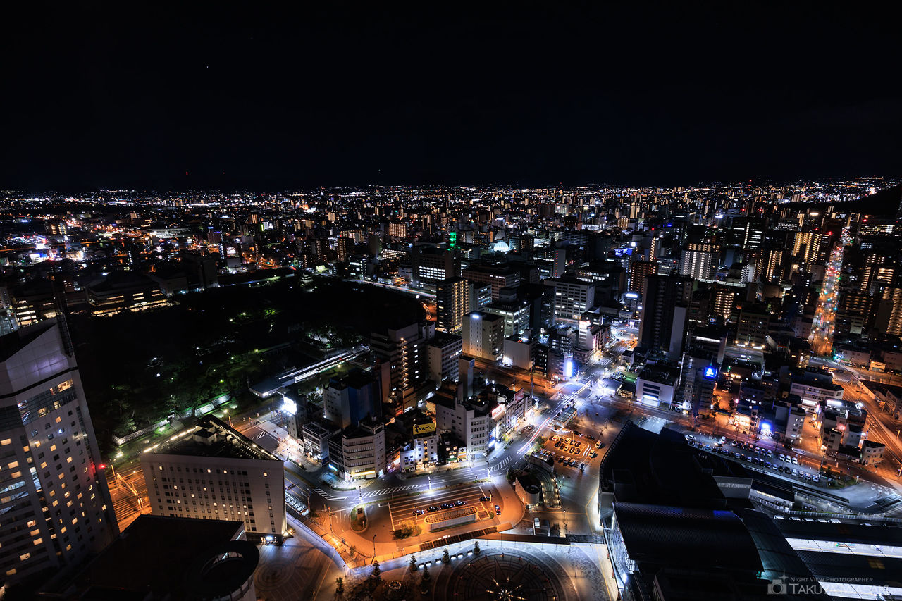 高松駅方面を望む